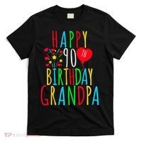 Happy 90th Birthday Grandpa Birthday 90 Years Old Grandpa T-Shirt thumb 0