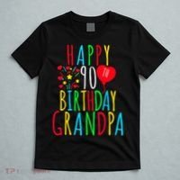 Happy 90th Birthday Grandpa Birthday 90 Years Old Grandpa T-Shirt thumb 5