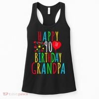 Happy 90th Birthday Grandpa Birthday 90 Years Old Grandpa Women's Tank Top thumb 0