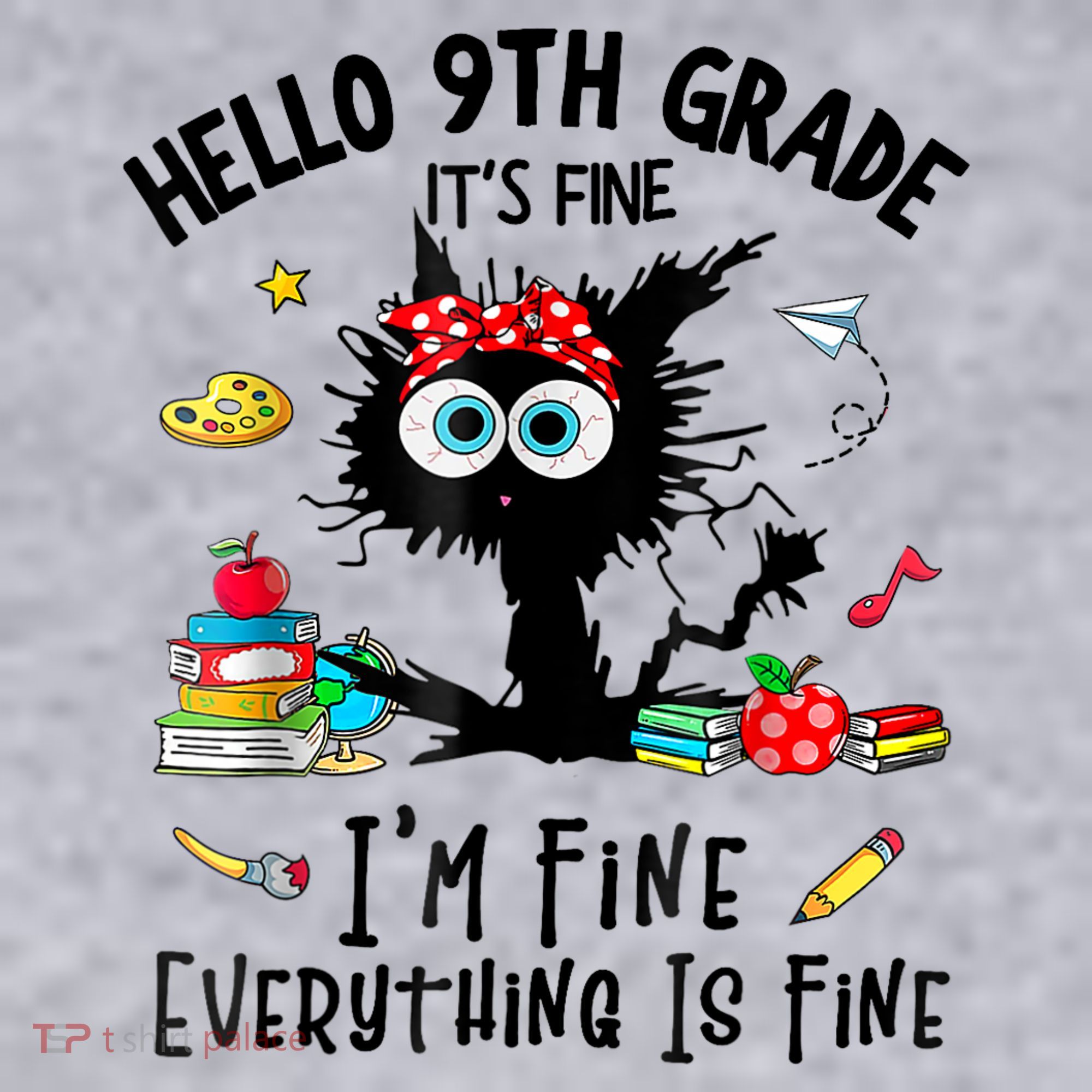 Hello 9th Grade TS.hirt Funny Ninth 9Grade Back To School Women's Sweatshirt