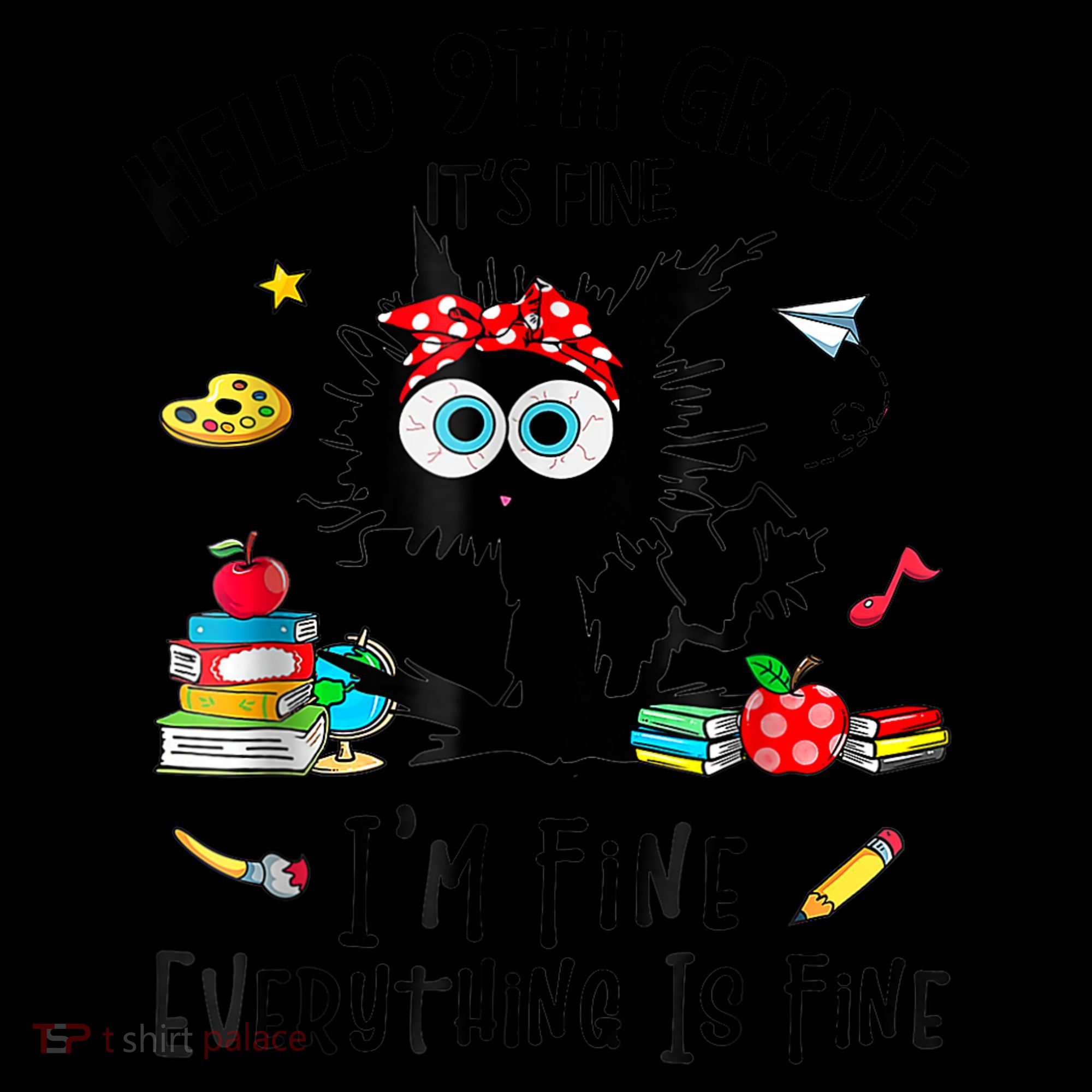 Hello 9th Grade TS.hirt Funny Ninth 9Grade Back To School Kids Colorblock Raglan Jersey
