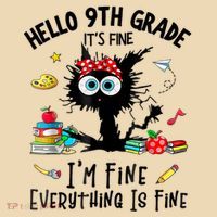 Hello 9th Grade TS.hirt Funny Ninth 9Grade Back To School Tote Bag thumb 4