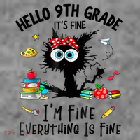 Hello 9th Grade TS.hirt Funny Ninth 9Grade Back To School Toddler Hoodie thumb 2