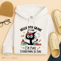 Hello 9th Grade TS.hirt Funny Ninth 9Grade Back To School Hoodie thumb 4