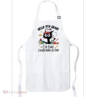 Hello 9th Grade TS.hirt Funny Ninth 9Grade Back To School Apron thumb 0