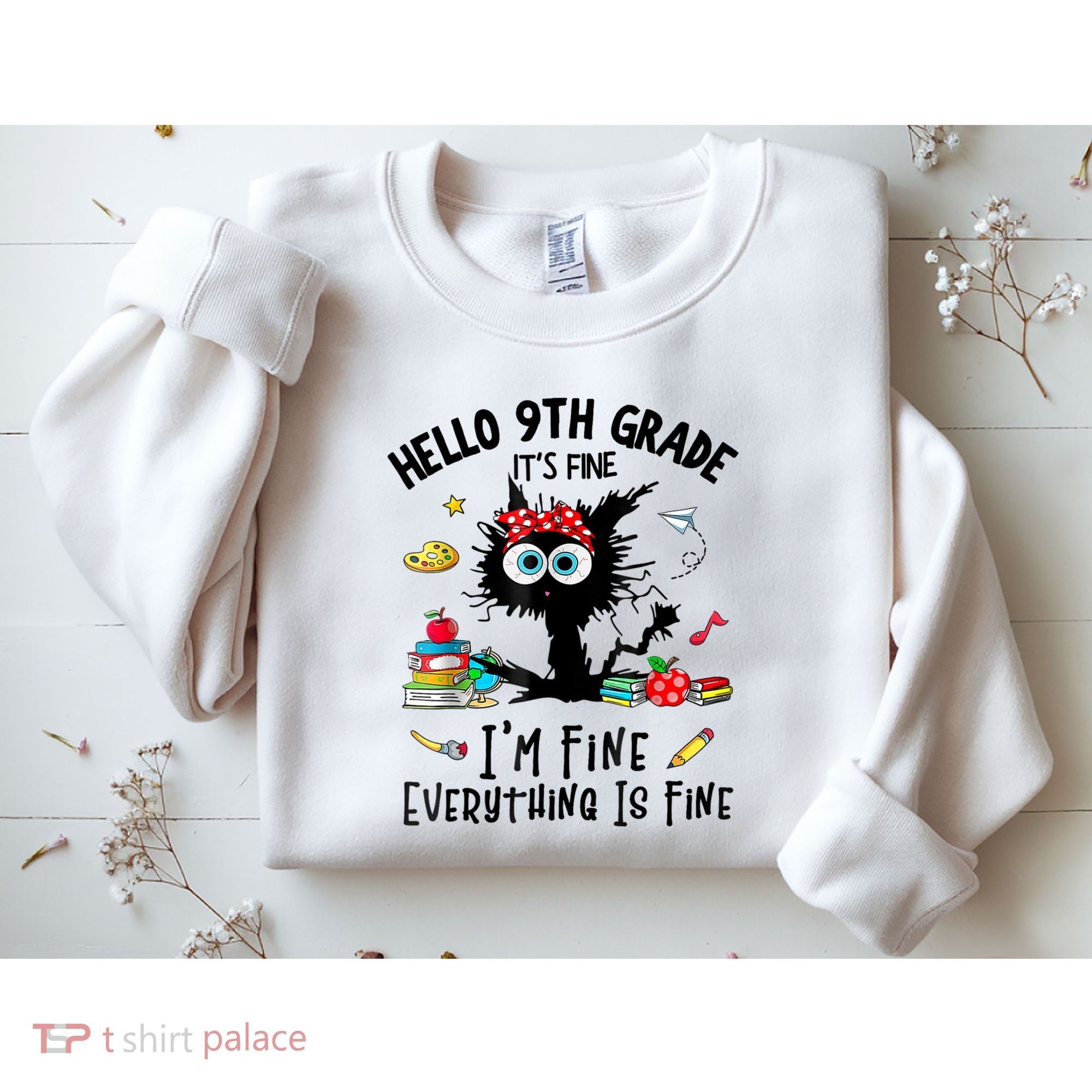 Hello 9th Grade TS.hirt Funny Ninth 9Grade Back To School Sweatshirt