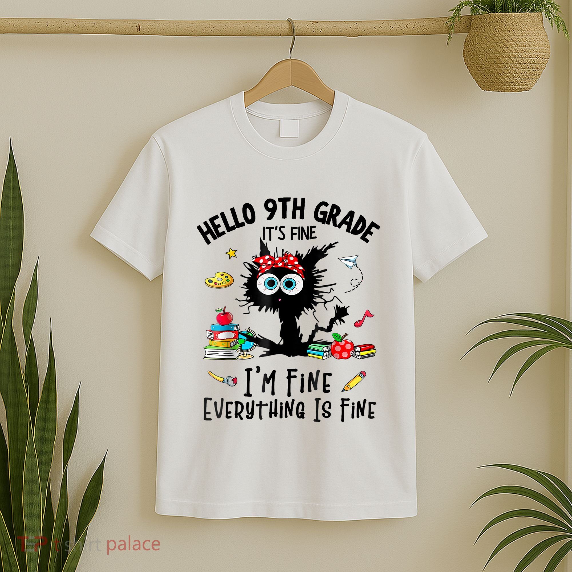 Hello 9th Grade TS.hirt Funny Ninth 9Grade Back To School T-Shirt