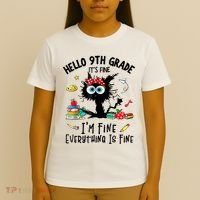 Hello 9th Grade TS.hirt Funny Ninth 9Grade Back To School T-Shirt thumb 4