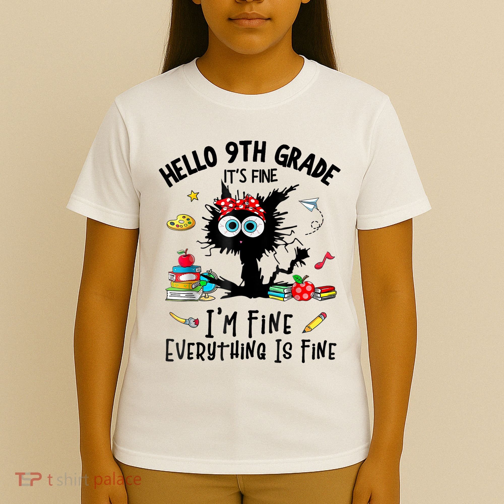 Hello 9th Grade TS.hirt Funny Ninth 9Grade Back To School T-Shirt
