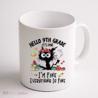 Hello 9th Grade TS.hirt Funny Ninth 9Grade Back To School Coffee Mug thumb 1