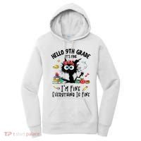 Hello 9th Grade TS.hirt Funny Ninth 9Grade Back To School Women's Hoodie thumb 0