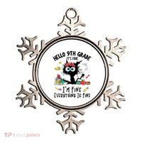 Hello 9th Grade TS.hirt Funny Ninth 9Grade Back To School Ornament thumb 0