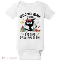 Hello 9th Grade TS.hirt Funny Ninth 9Grade Back To School Baby Bodysuit thumb 0