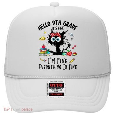 Hello 9th Grade TS.hirt Funny Ninth 9Grade Back To School Hat