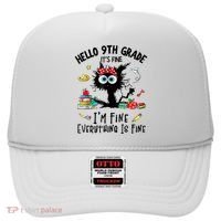 Hello 9th Grade TS.hirt Funny Ninth 9Grade Back To School Hat thumb 0