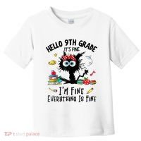 Hello 9th Grade TS.hirt Funny Ninth 9Grade Back To School Toddler T-Shirt thumb 0
