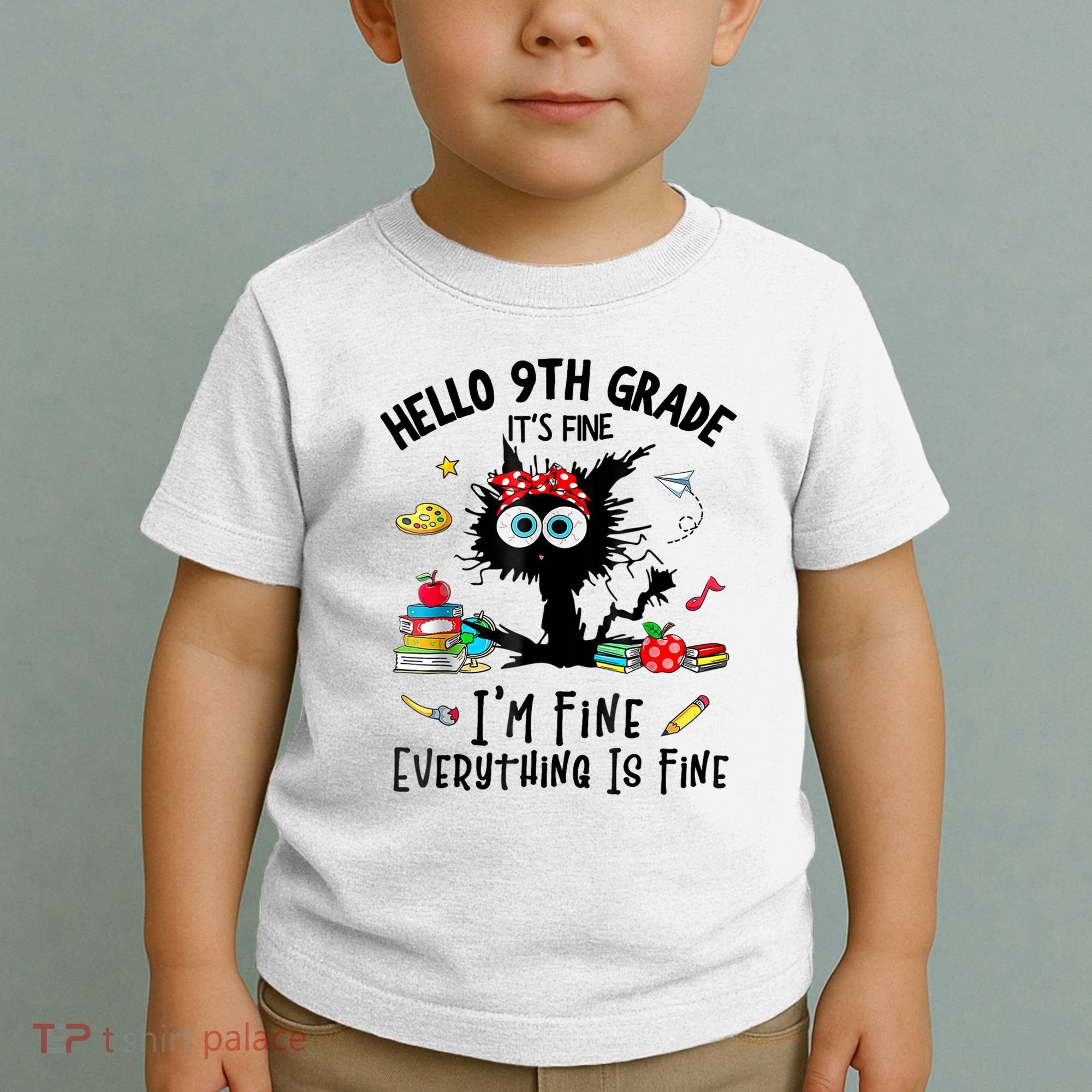Hello 9th Grade TS.hirt Funny Ninth 9Grade Back To School Toddler T-Shirt