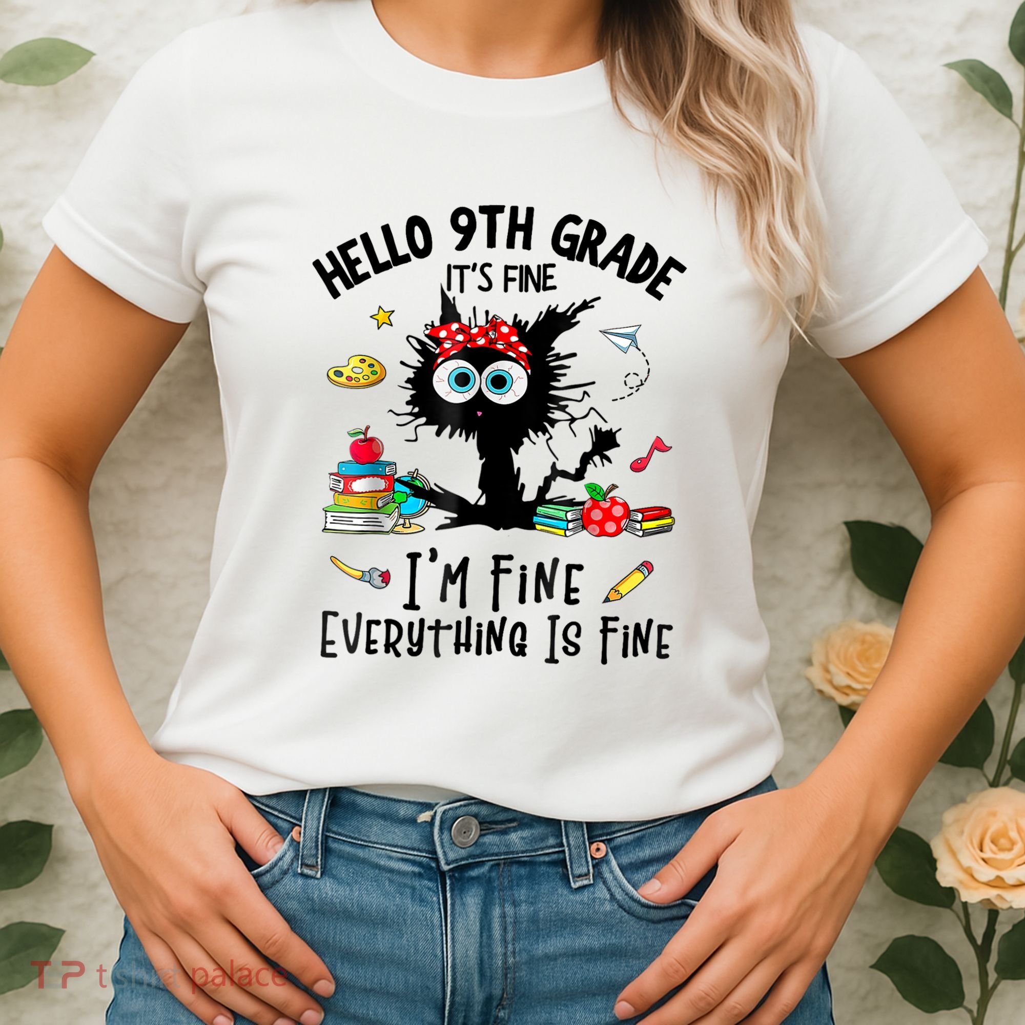 Hello 9th Grade TS.hirt Funny Ninth 9Grade Back To School Women's T-Shirt