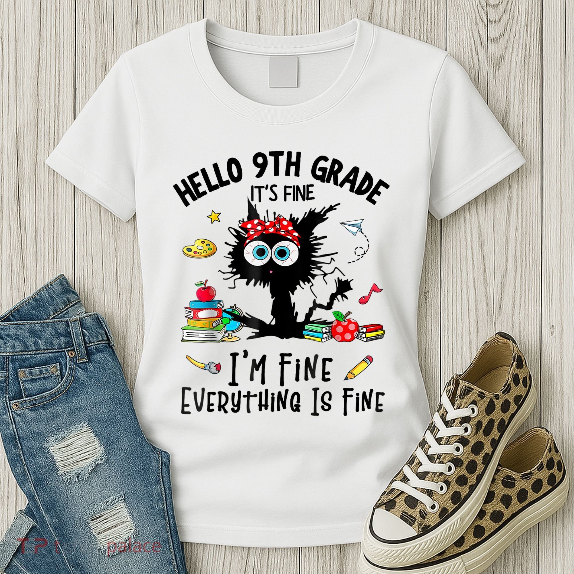 Hello 9th Grade TS.hirt Funny Ninth 9Grade Back To School Women's T-Shirt