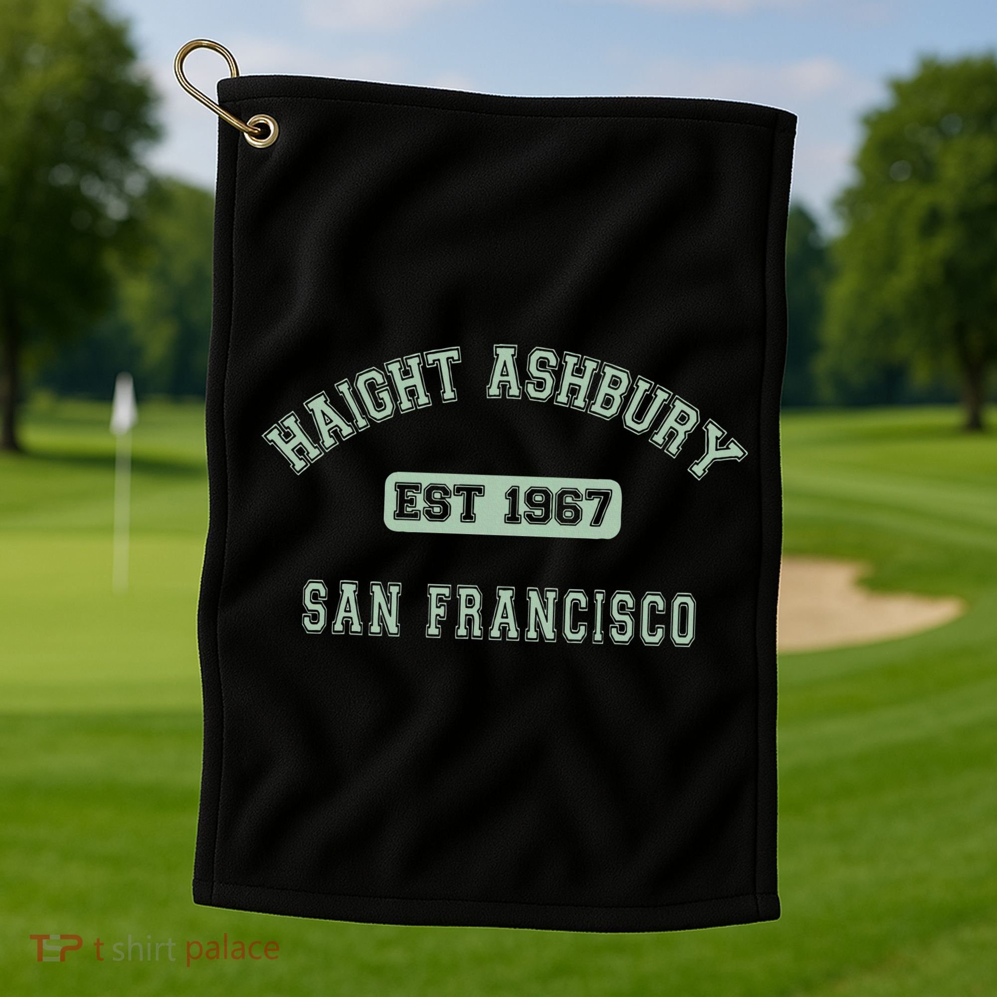 Haight Ashbury 1967 San Francisco Golf Towel