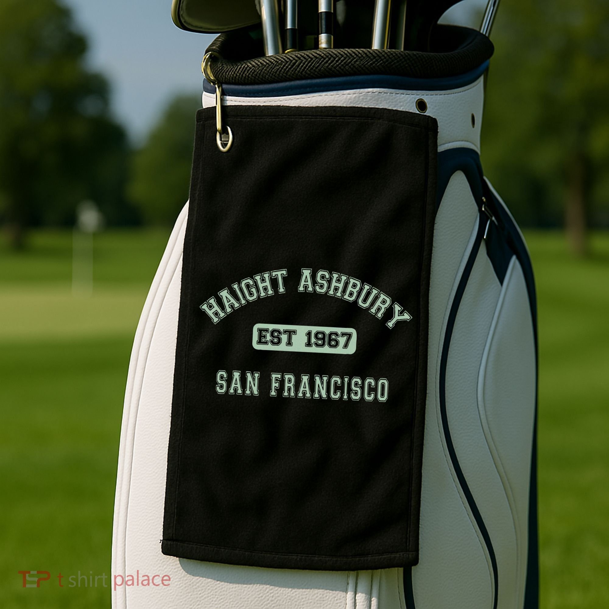 Haight Ashbury 1967 San Francisco Golf Towel