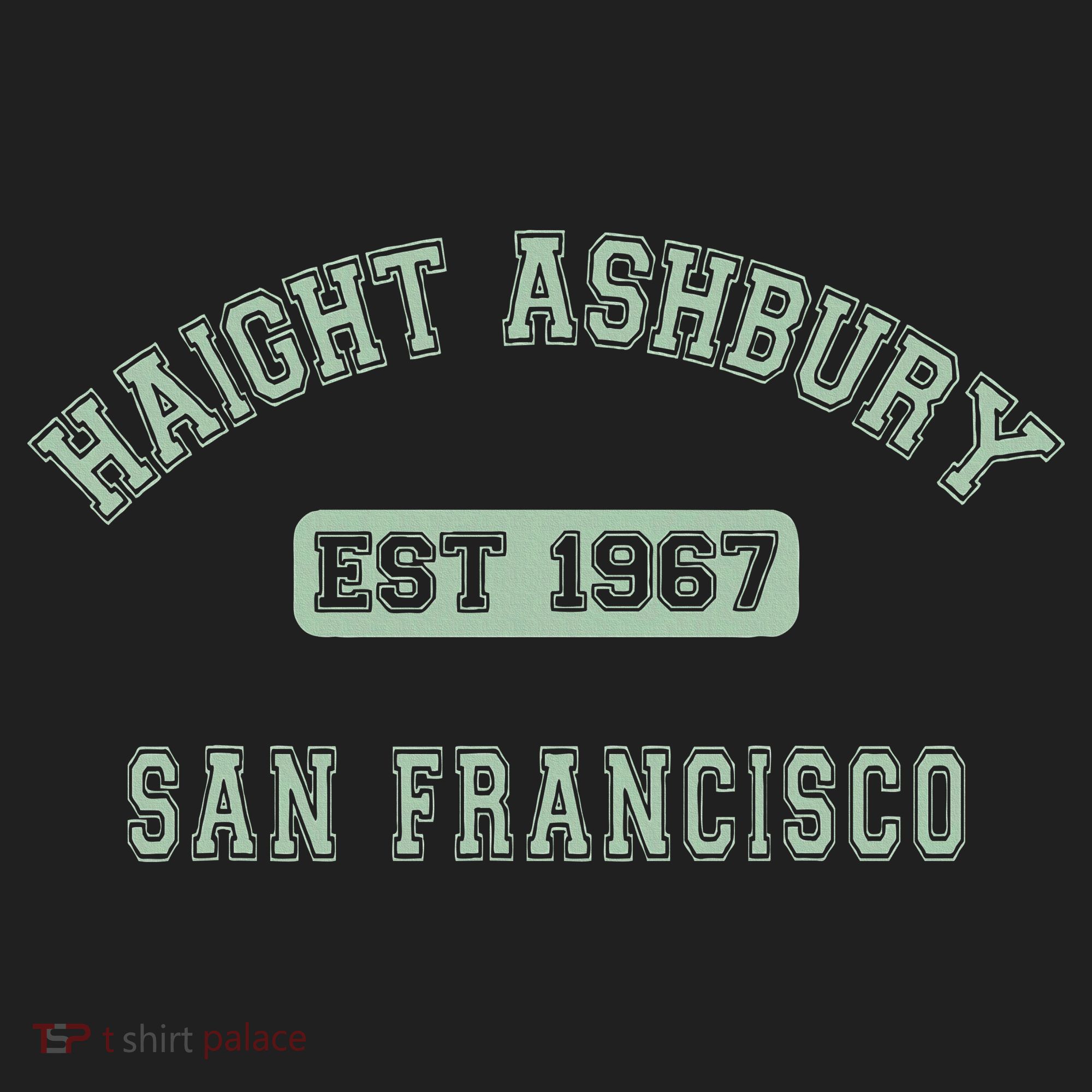 Haight Ashbury 1967 San Francisco Golf Towel