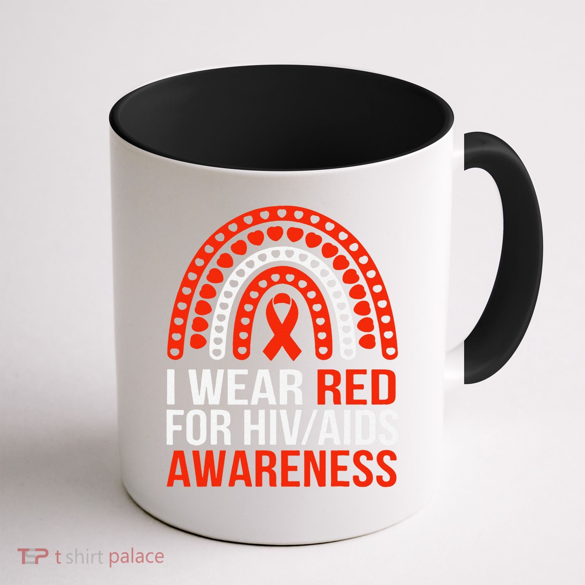 HIV AIDS Awareness I Wear Red for Someone I Miss Every day Coffee Mug