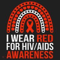 HIV AIDS Awareness I Wear Red for Someone I Miss Every day Beanie thumb 2