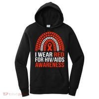 HIV AIDS Awareness I Wear Red for Someone I Miss Every day Women's Hoodie thumb 0