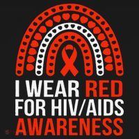 HIV AIDS Awareness I Wear Red for Someone I Miss Every day Women's Hoodie thumb 2