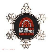 HIV AIDS Awareness I Wear Red for Someone I Miss Every day Ornament thumb 0