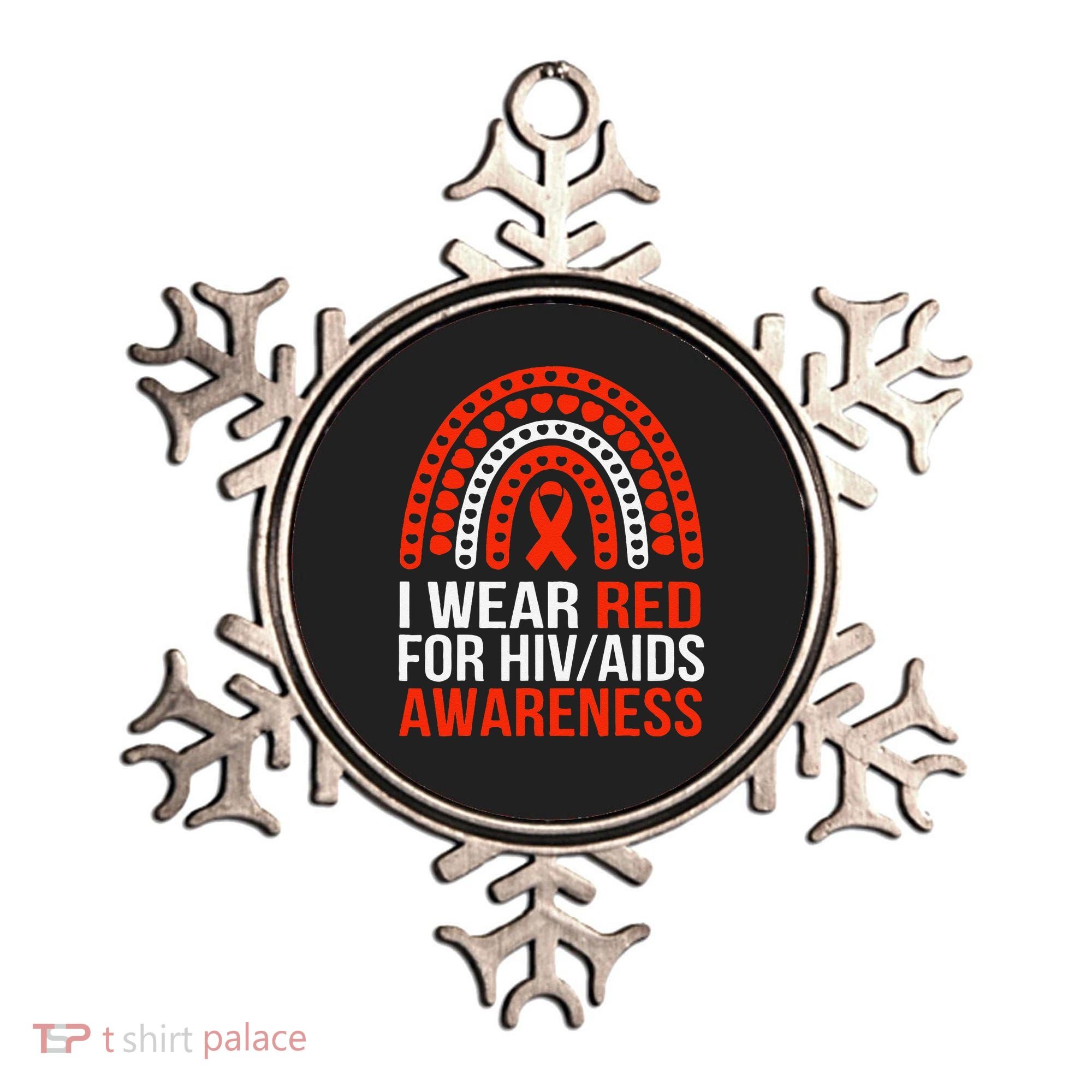 HIV AIDS Awareness I Wear Red for Someone I Miss Every day Ornament