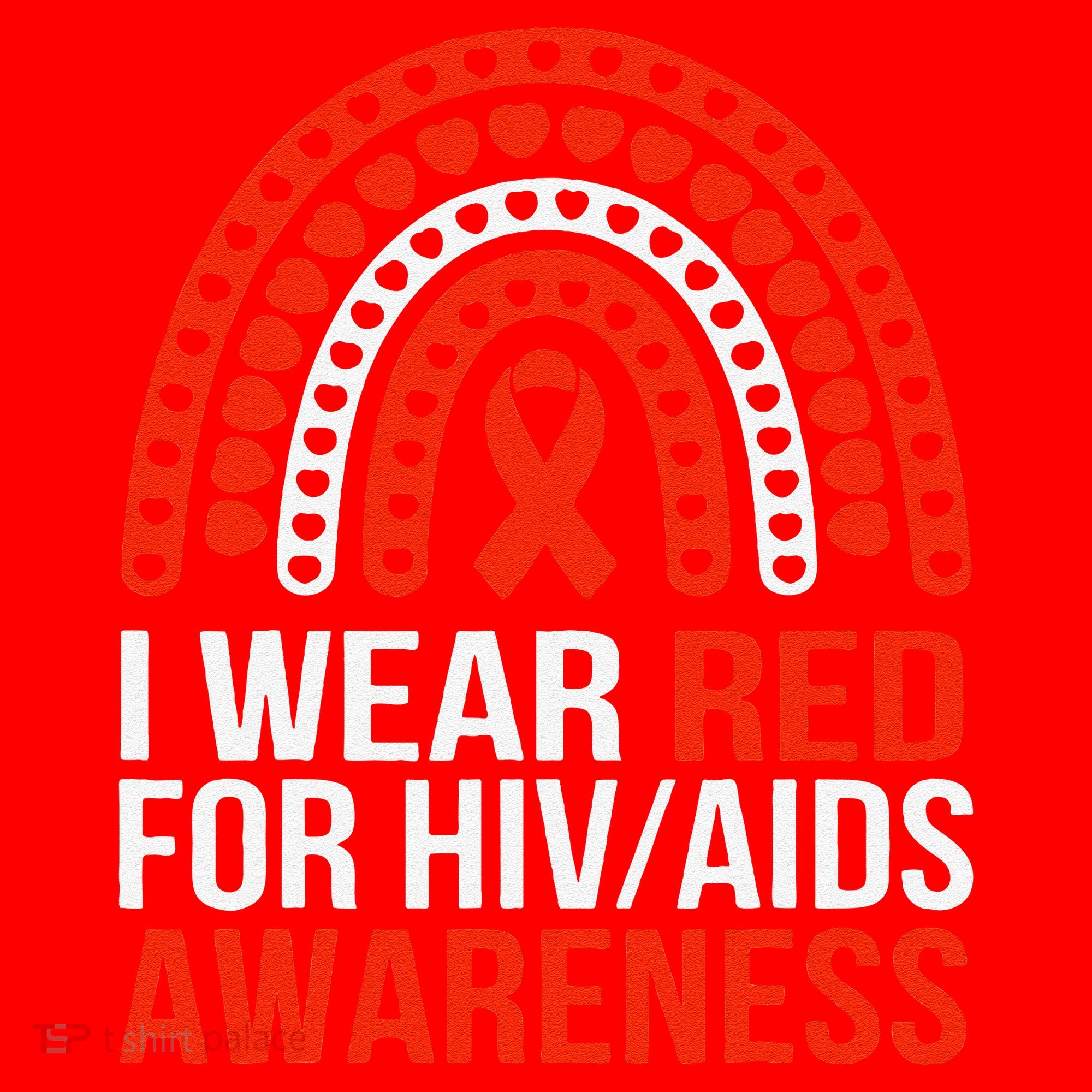 HIV AIDS Awareness I Wear Red for Someone I Miss Every day Santa Hat