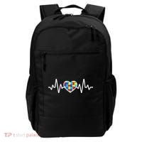 Heartbeat Autism Awareness Heart Backpack thumb 0