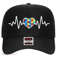 Heartbeat Autism Awareness Heart Hat thumb 0