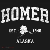 Homer Alaska Ak Vintage Sports T-Shirt thumb 7