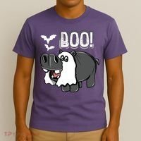 Hippo Africa Animal Hippopotamus Halloween Costume T-Shirt thumb 3