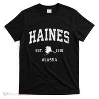 Haines Alaska Ak Vintage Athletic Sports T-Shirt thumb 0