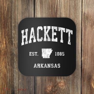 Hackett Arkansas Ar Vintage Athletic Coaster