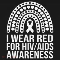 HIV AIDS Awareness I Wear Red for Someone I Miss Every day 1 Women's Hoodie thumb 2