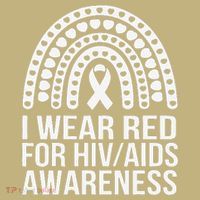 HIV AIDS Awareness I Wear Red for Someone I Miss Every day 1 Mousepad thumb 1