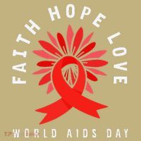 Hiv Aids Awareness Faith Hope Love World Day Mousepad thumb 1