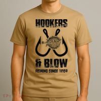 Hooker And Blow Fishing Since 1869 T-Shirt thumb 3
