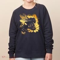 Honeybee And Bumble Bee For American Hive Beekeepers Women's Sweatshirt thumb 0