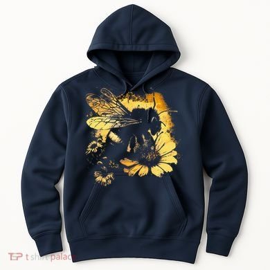 Honeybee And Bumble Bee For American Hive Beekeepers Hoodie