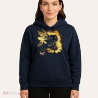 Honeybee And Bumble Bee For American Hive Beekeepers Hoodie thumb 5