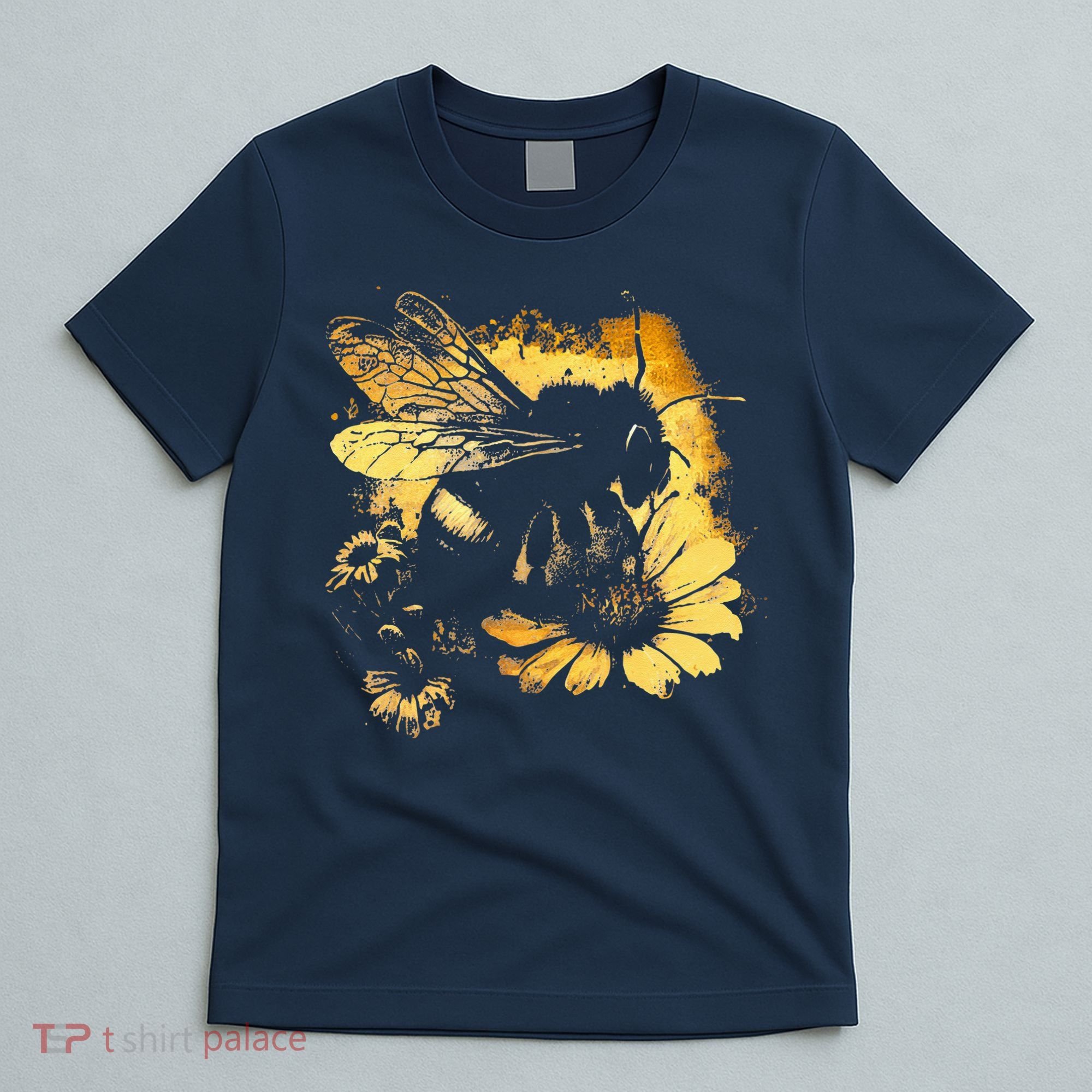 Honeybee And Bumble Bee For American Hive Beekeepers T-Shirt