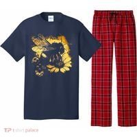 Honeybee And Bumble Bee For American Hive Beekeepers Pajama Set thumb 0