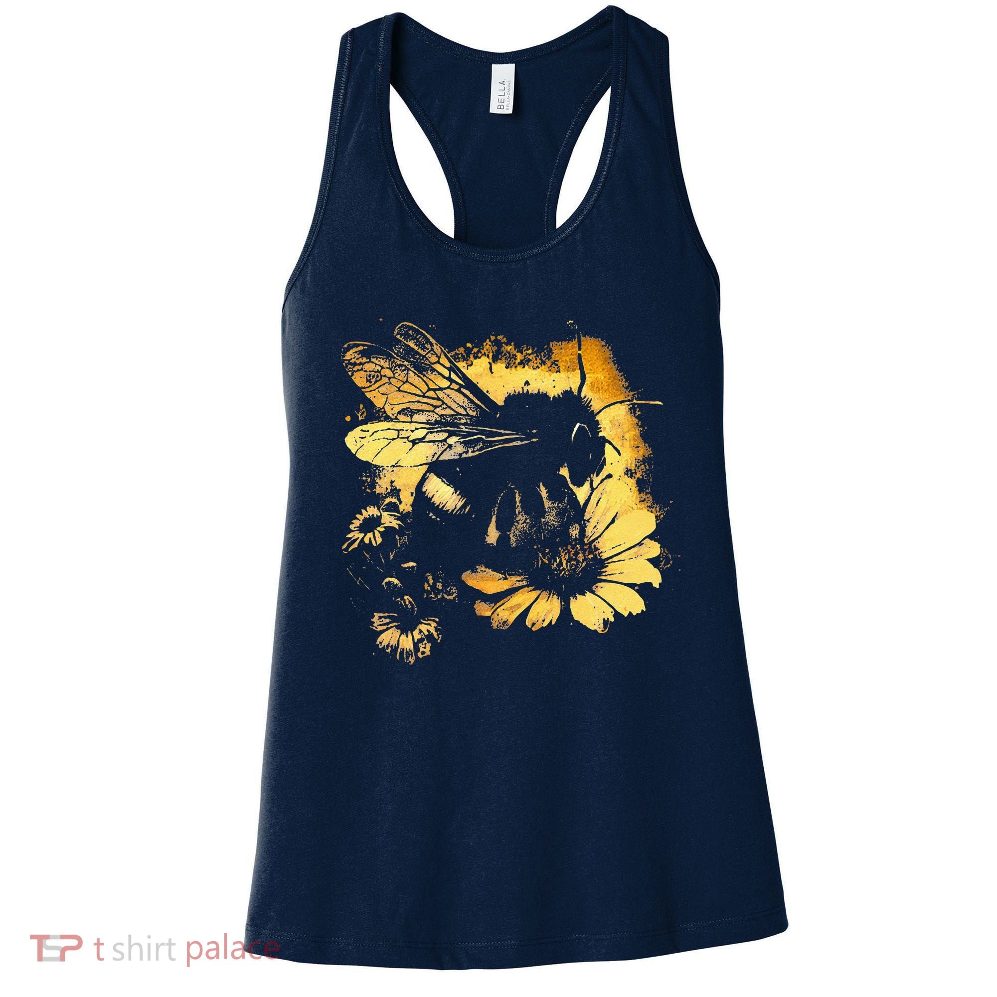 Honeybee And Bumble Bee For American Hive Beekeepers Women's Tank Top