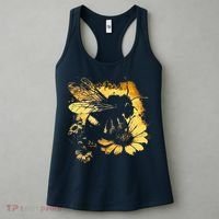 Honeybee And Bumble Bee For American Hive Beekeepers Women's Tank Top thumb 3